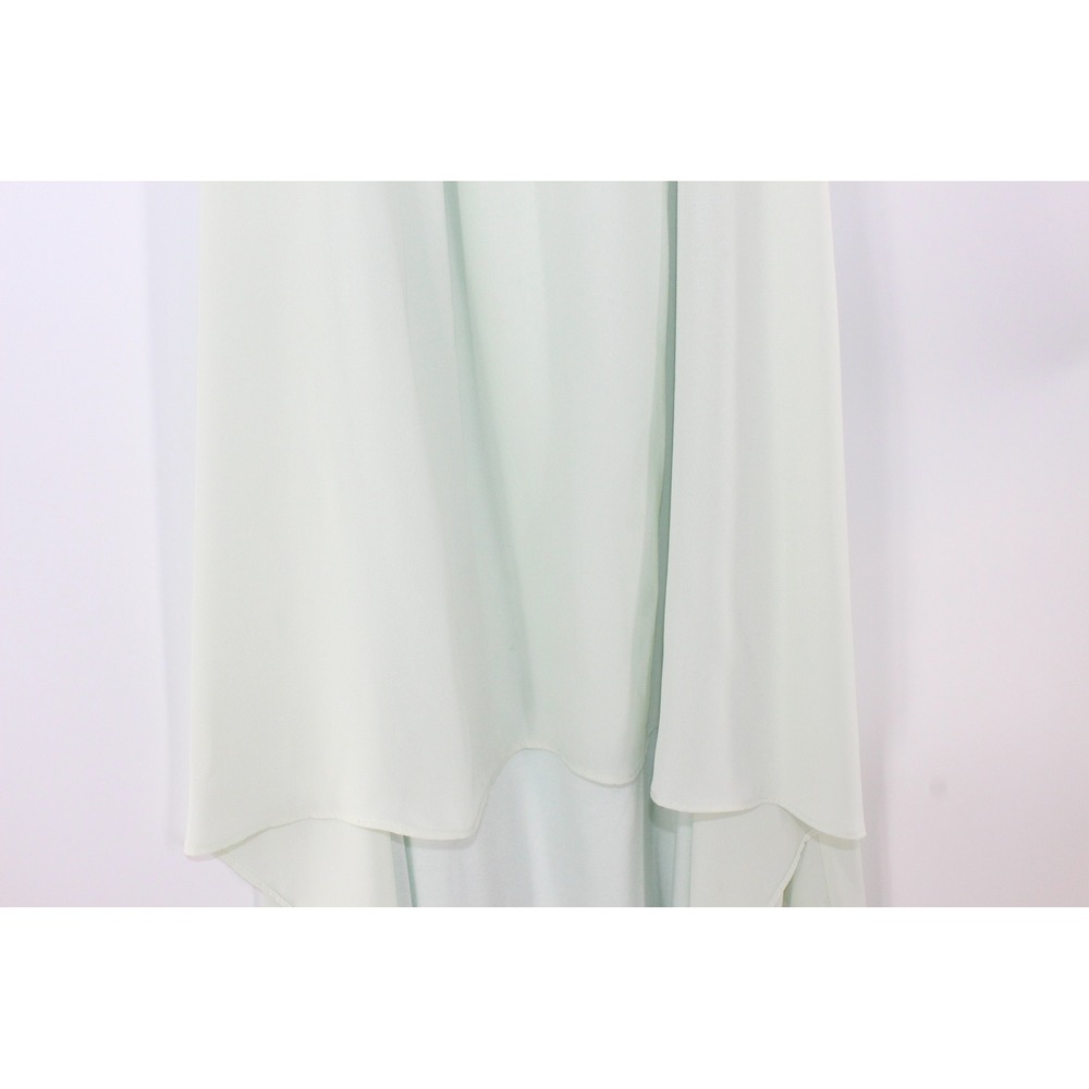 Venus Halter Top High-Low Keyhole Neck Layered Tunic Size L Mint Green - Picture 3 of 8